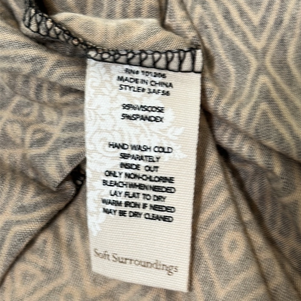 Soft Surroundings Sleeveless Heavenly Soft Tulum Maxi Column Dress Burnt Hickory - Picture 6 of 6